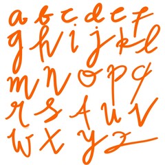 Creative Handwritten Alphabet Design