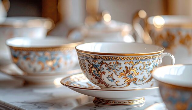 Rococo Porcelain Pattern