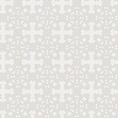 Neutral Colour Textured Fair Isle Seamless Pattern Design