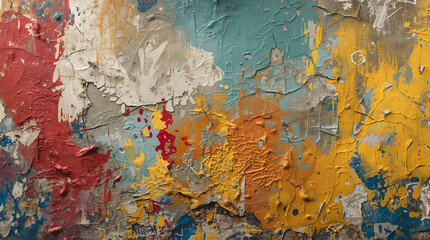 Abstract Painted Wall Texture


