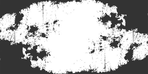 Abstract grunge black ink splat texture vector pattern for vintage border frame art illustration design. urban, silhouette, spray, decoration, floral, nature, flower