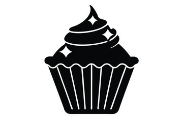 cupcake vector icon