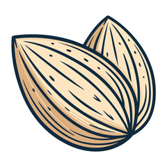 Stunning Create Bold Stroke Almond Nut Premium Digital Asset