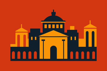 taj mahal vector