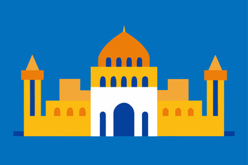 Fototapeta premium vector illustration of mosque