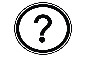 question circle vector icon