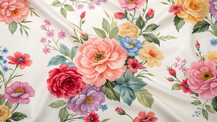 pink and white roses