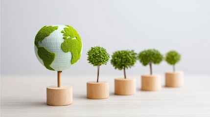 Comparison of carbon conversion efficiency: emission reduction data of biodegradable materials