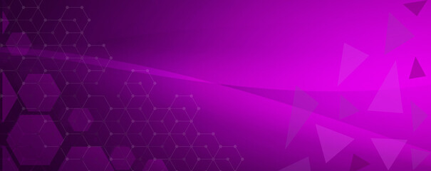 A modern and dynamic digital backdrop with hexagonal and triangular patterns, offering a captivating visual experience.
