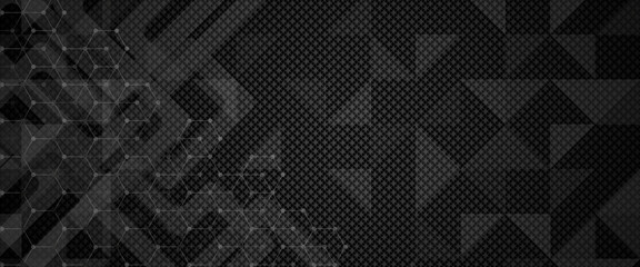 An abstract geometric composition, created using intersecting lines and textured patterns, resulting in a captivating monochrome artwork. A visual exploration of geometry and texture. 