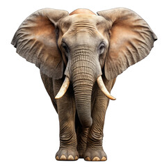 elephant isolated on white