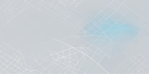 Abstract technology vector illustration: blue digital background with dynamic lines and light patterns