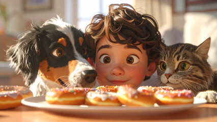 ドーナツと子どもたち