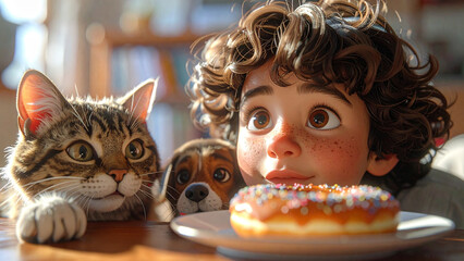 ドーナツと子どもたち