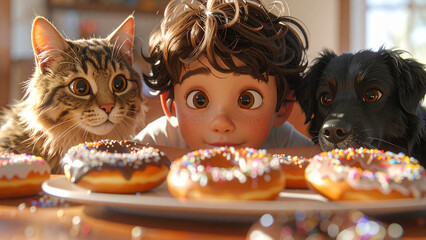 ドーナツと子どもたち