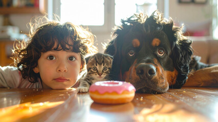 ドーナツと子どもたち