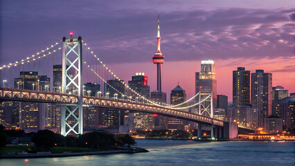 Obraz premium Europe City View Day and night 