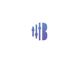 Letter B logo design symbol