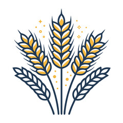 Showcasing Create Bold Stroke Wheat Grain Whit Vibrant High-Quality Stock Image