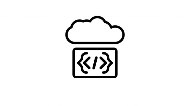 cloud animated icon