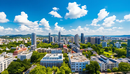 Obraz premium Europe City View Day and night 
