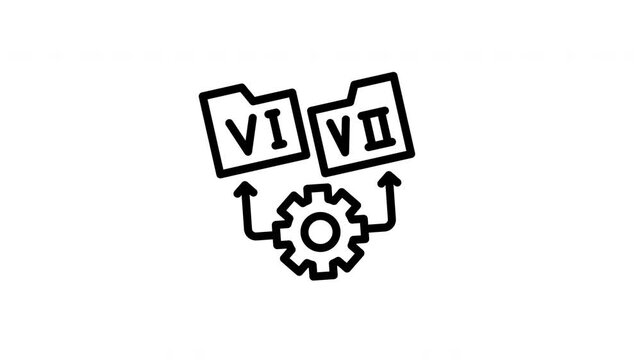 version control animated icon