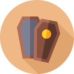 Coffin Burial Icon