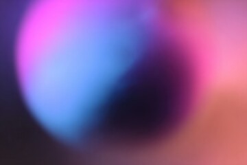 Dreamy Neon Gradient Blur of Blue and Magenta Light.