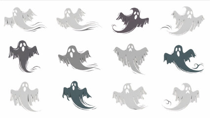 Halloween Vector Icon Set – Line Art Design AI EPS PNG JPEG