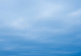 Gradient of Blue Sky Abstract Background with Subtle Cloud Formations