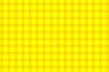 Bright Yellow Gingham Checkered Seamless Pattern Background