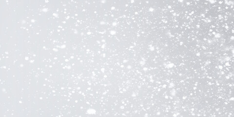 Abstract sparkles grey and white bokeh lights and stars with various particles, Silver Sparkling Lights Festive background with various falling snows, Silver and white snow confetti sparkles.