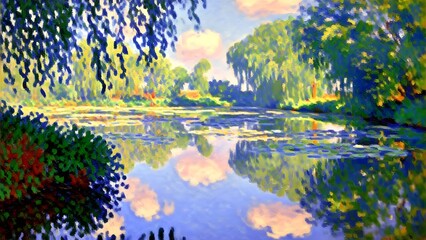 Flowing Water Inspired Landscape for Emotional Release and Relief