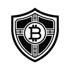 Bitcoin Shield Security Logo