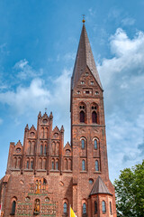 Fototapeta premium Odense is the third largest city in Denmark, after Copenhagen and Aarhus.