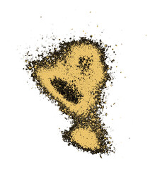 Golden Sand Dust Particle Splash Texture