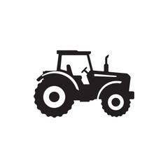 Obraz premium tractor icon or logo isolated sign symbol vector illustration - high quality black style vector icons 