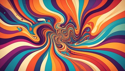 Abstract swirl of vibrant colors (3)