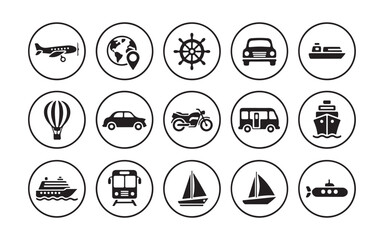 Transport Icons - Timeless Graphic Collection