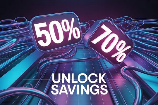 Massive 50% and 70% discounts available now to unlock incredible savings and boost your business profits this season