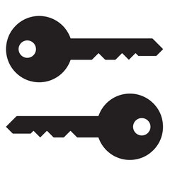 vector illustration of key icon