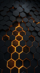 abstract background with hexagons