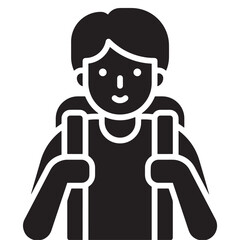 boy student icon  aan avatar that is related vector