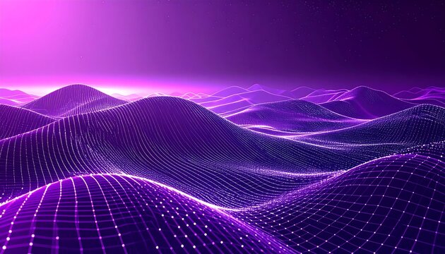 Abstract purple landscape (1)