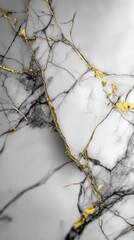 Luxurious marble surface with intricate gold veins elegant polished pattern sophisticated textured design modern aesthetic for upscale interior decor
