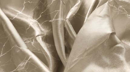 Elegant satin fabric close-up showcasing smooth texture luxurious sheen shiny surface delicate drapery and versatile textile design for fashion decor and crafts