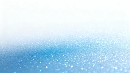 Obraz premium Airy Blue Sparkle Gradient — Soft Bokeh Texture