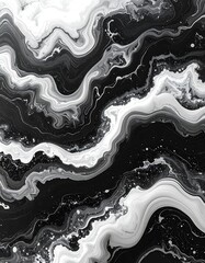 Abstract Marble Texture Grayscale