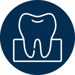 Teeth icon for human body, business, medical, clinic, website, application, printing, document, poster design, etc