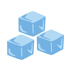 Stacked Ice Cubes, Clear Ice Cubes